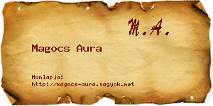 Magocs Aura névjegykártya